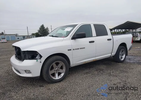 2012 Ram 1500 St from USA, damaged, VIN 1C6RD7KT3CS325642